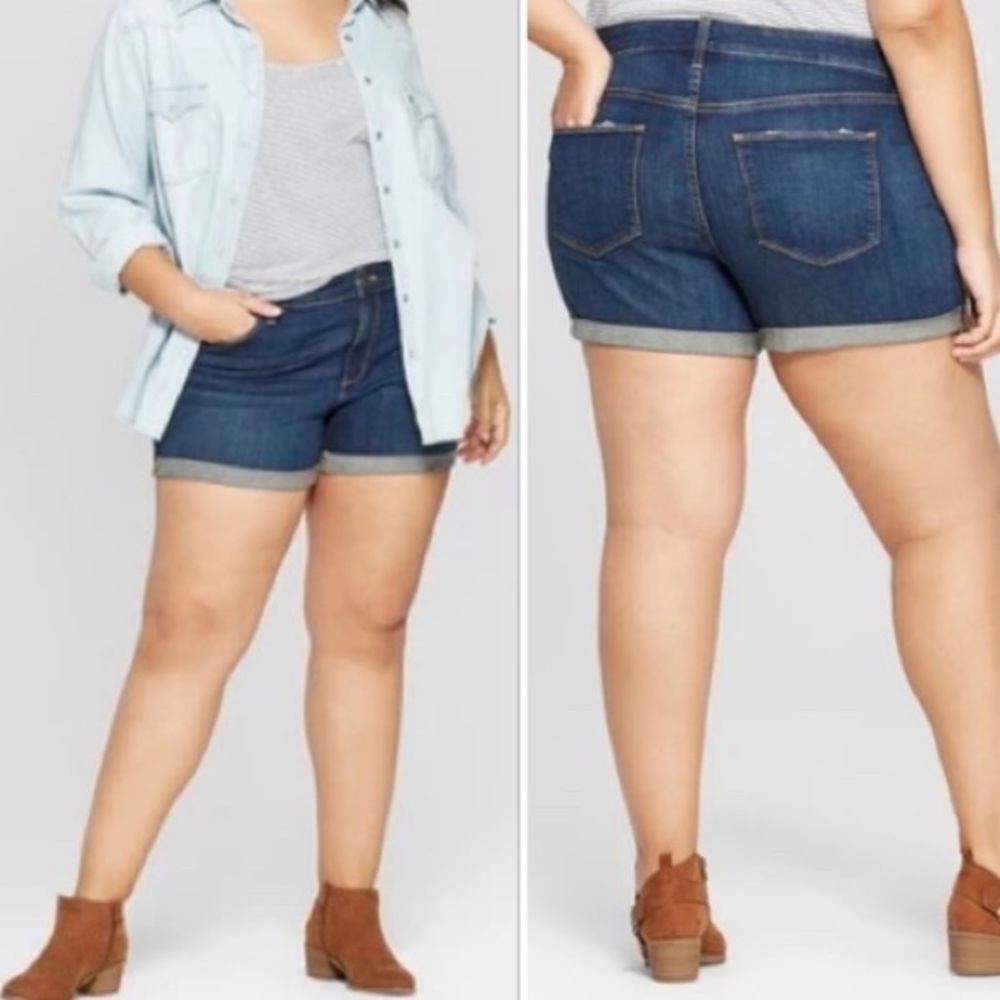 Universal Thread cuffed denim shorts
